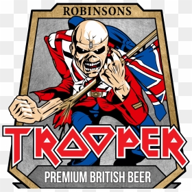 Iron Maiden Trooper Beer Keg , Png Download - Iron Maiden Trooper Beer Keg, Transparent Png - iron maiden png