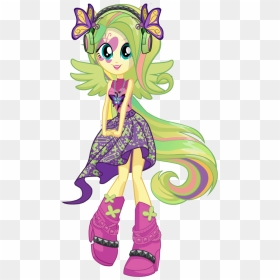 Mlp Eg2 Arco Iris Rocks New Look Fluttershy Por Ytpinkiepie2 - Rainbow Rocks Pinkie Pie New Look, HD Png Download - eg2 png