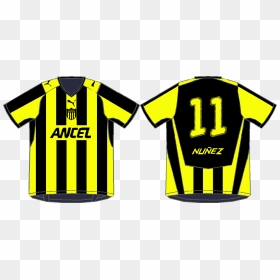 2009 Camiseta Peñarol - Camiseta Peñarol 2009, HD Png Download - camiseta png