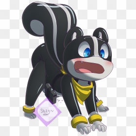 [c] Skunksuited Morgana - Cartoon, HD Png Download - morgana png