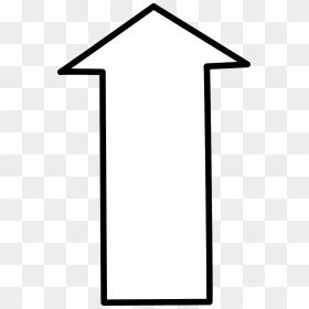 White Arrow Vector Free, HD Png Download - growth arrow png