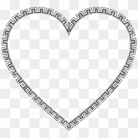 Border 29 Beyond Heart Clip Arts - Heart, HD Png Download - black heart icon png
