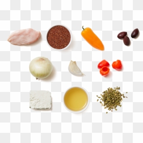 Greek Chicken & Quinoa Salad With Sweet Peppers & Goat - Farro, HD Png Download - blue apron png