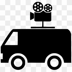 Camera Cinema Consume Entertainment Film Media Movie - Car With Camera Icon, HD Png Download - movie camera icon png