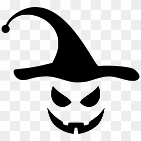 Hat Ugly Horrow Smile Halloween - Icon Halloween Png, Transparent Png - halloween icons png