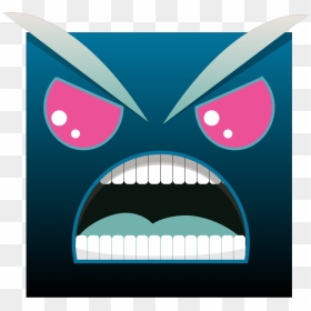 Angry Square - Mcdonald's Victoria Station, HD Png Download - funny mouth png