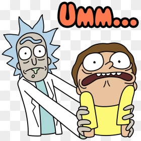 Rick And Morty Clipart , Png Download - Stickers De Rick And Morty Whatsapp, Transparent Png - morty face png
