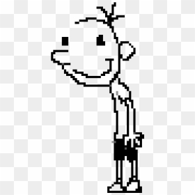 Diary Of A Wimpy Kid - Line Art, HD Png Download - diary of a wimpy kid png
