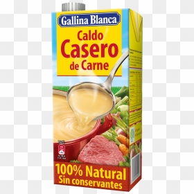 Caldo Casero De Carne 100% Natural - Caldo Casero De Carne, HD Png Download - caldo de res png