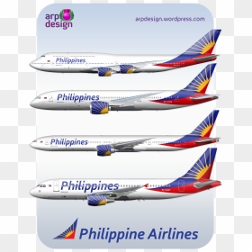 Philippine Airlines Aircraft Fleet, HD Png Download - commercial airplane png