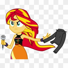 Artist Needed, Edit, Equestria Girls, Iron Maiden, - Mlp Equestria Girl Sunset Shimmer, HD Png Download - iron maiden png