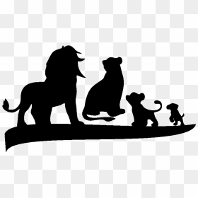 Silhouette Pumbaa Wall Decal Clip Art - Silhouette Simba Timon And Pumbaa Clipart, HD Png Download - hakuna matata png