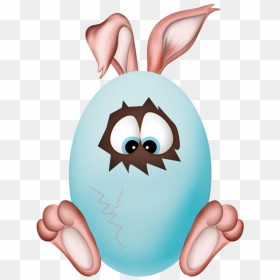 Transparent Easter Bunny Easter Animation Easter Egg - Animazione Uovo Di Pasqua, HD Png Download - bunny tail png