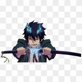 Blue Exorcist , Png Download - Blue Exorcist Rin, Transparent Png - exorcist png