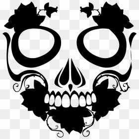 Vector Calavera, HD Png Download - evil skull and crossbones png