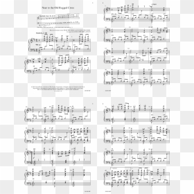 Near The Old Rugged Cross Thumbnail - Sheet Music, HD Png Download - rugged cross png