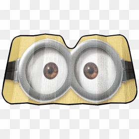 Minions Eyes Png - Windshield Sun Shades, Transparent Png - minion eyes png