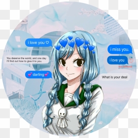 Two Situations Poor Juvia - Cartoon, HD Png Download - juvia png