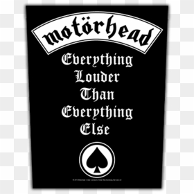 Motorhead Poster Everything Louder, HD Png Download - motorhead logo png