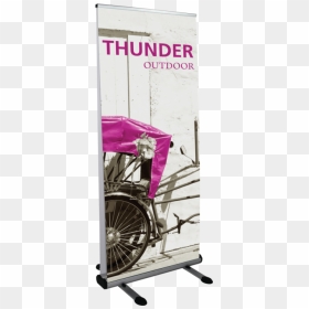 Thunder Outdoor Banner Stand, HD Png Download - retractable banner png