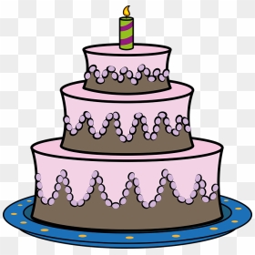 Birthday Cake, HD Png Download - birthday cake vector png