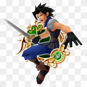 Hd Zack - Kingdom Hearts Union X Medals, HD Png Download - zack fair png
