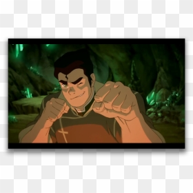 Best Faces In The Korra Finale - Bolin Legend Of Korra Fighting, HD Png Download - korra png