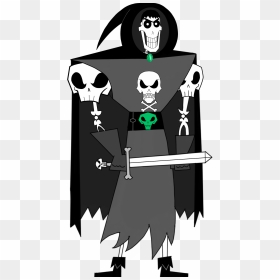 Illustration, HD Png Download - evil skull and crossbones png