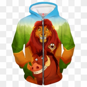 Hakuna Matata Zip Up Hoodie , Png Download - Lion King Selfie, Transparent Png - hakuna matata png