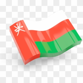 Oman Flag Icon Wave - Flag Of Oman, HD Png Download - wave icon png