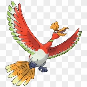 Ho-oh - Ho Oh Pokemon, HD Png Download - ho oh png