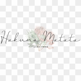 Hakuna Matata Game Farm - Calligraphy, HD Png Download - hakuna matata png