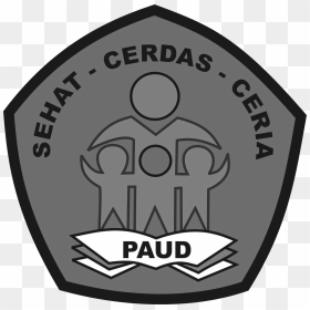 Logo Paud Format Png Berwarna Hitam Putih Grafis Media - Emblem, Transparent Png - sith symbol png