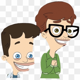 Guys From Big Mouth, HD Png Download - morty face png