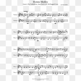 Londonderry Air Piano Sheet Music, HD Png Download - rugged cross png