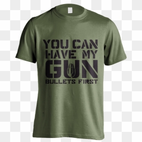 Active Shirt, HD Png Download - mlg gun png