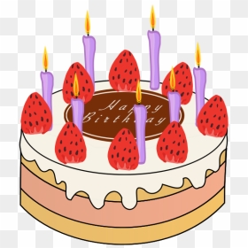Strawberry Birthday Cake - Japan Christmas Cake Png, Transparent Png - birthday cake vector png