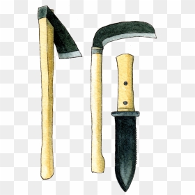 Japanese Garden Tools - Bowie Knife, HD Png Download - garden tools png