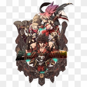 “guilty Gear Xrd Rev2 Sol, Answer And Baiken Art - Guilty Gear Rev 2 Art, HD Png Download - sol badguy png