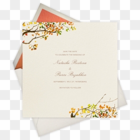 Autumn Boughs Save The Date - Envelope, HD Png Download - envelopes png