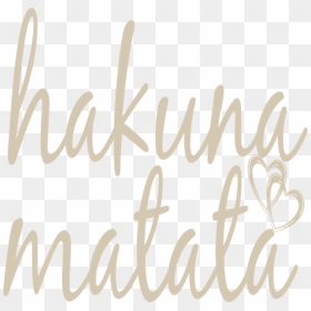 Silhouette Hakuna Matata Svg, HD Png Download - hakuna matata png