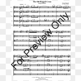 Sheet Music, HD Png Download - rugged cross png