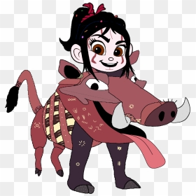 Hakuna Matata Images Vanellope Dressed As Pumbaa - Timon & Pumbaa, HD Png Download - hakuna matata png