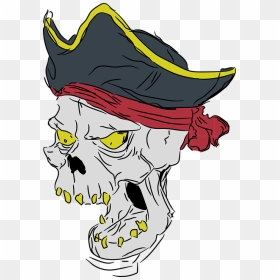 Cartoon, HD Png Download - skull bandana png