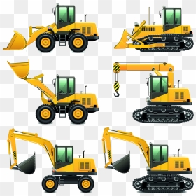 Heavy Equipment Architectural Engineering Excavator - Construction Machines, HD Png Download - machinery png