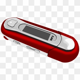 A Red Old Style Mp3 Player Clip Arts - Mp3 Player Old Songs, HD Png Download - mp3 player png