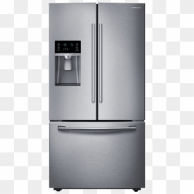 Samsung Bottom Freezer And - Samsung Fridge With Ice Maker, HD Png Download - freezer png
