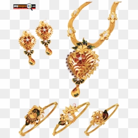 Gold Jewellery Images Png - Earrings, Transparent Png - gold jewelry png