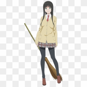 Flying Witch Wiki - Makoto Kowata, HD Png Download - flying witch png
