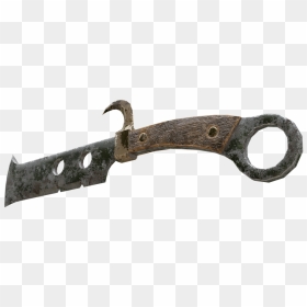 Old Knife With Hook - Blade, HD Png Download - magic staff png
